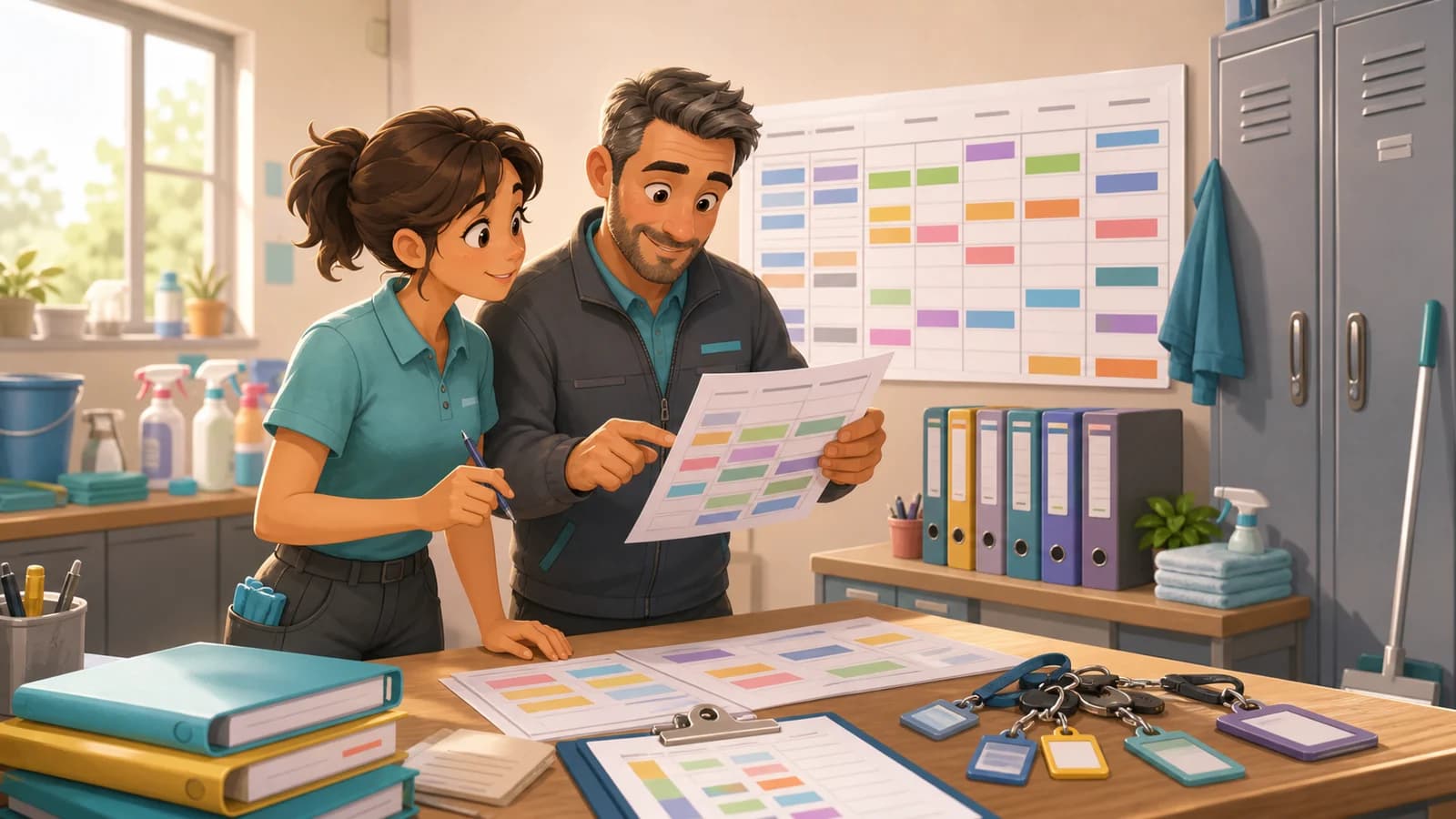 Comic illustration for the See absences, customer impact and fixes use case
